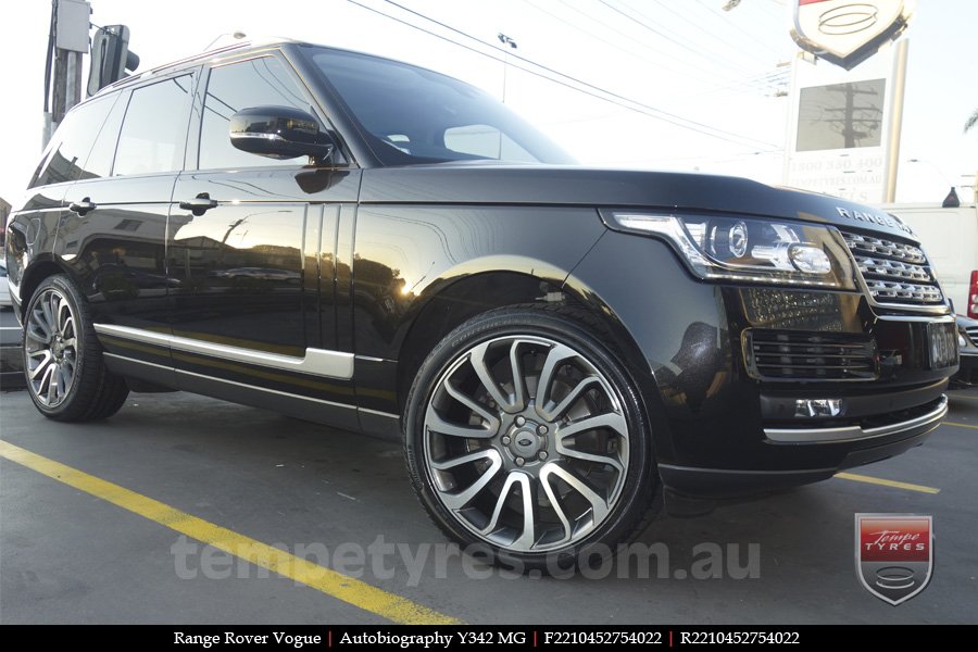 22x10 Autobiography Y342 MG on RANGE ROVER VOGUE