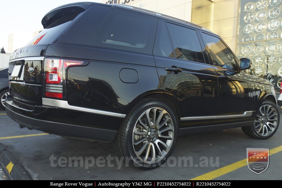 22x10 Autobiography Y342 MG on RANGE ROVER VOGUE