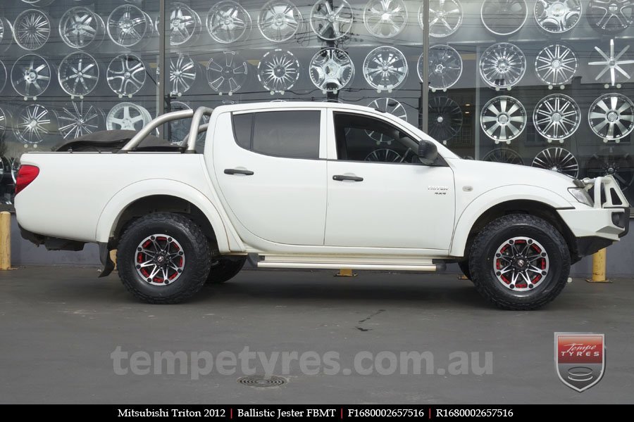 16x8.0 Ballistic Jester FBMT on MITSUBISHI TRITON