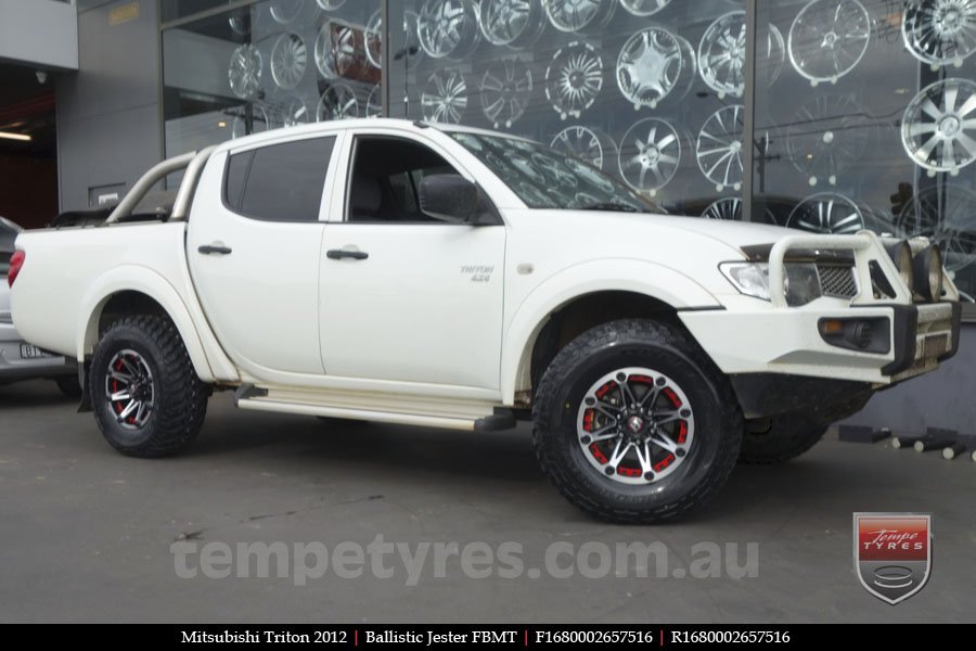 16x8.0 Ballistic Jester FBMT on MITSUBISHI TRITON