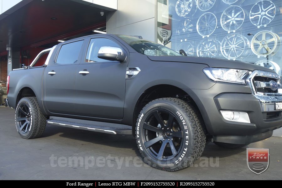 20x9.5 Lenso RTG MBW on FORD RANGER