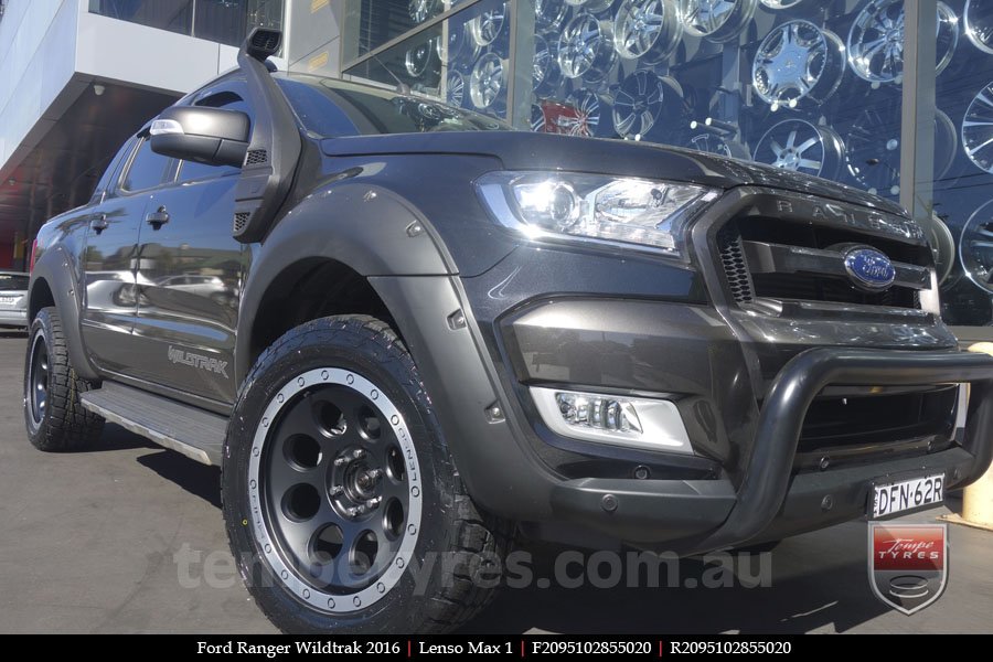 20x9.5 Lenso Max1 MBD on FORD RANGER WILDTRAK