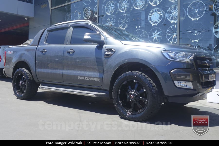 20x9.0 Ballistic Morax on FORD RANGER WILDTRAK