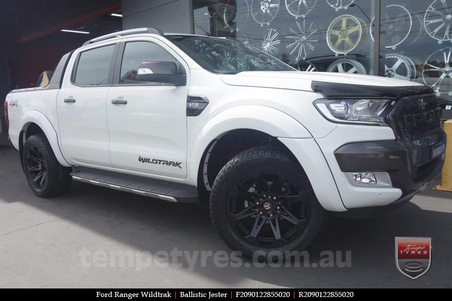 20x9.0 Ballistic Jester on FORD RANGER WILDTRAK