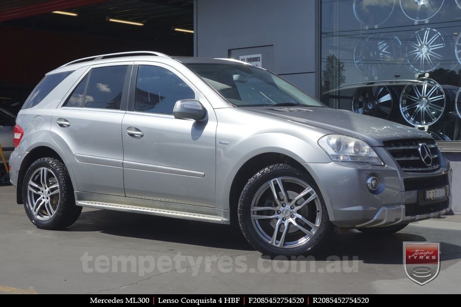 20x8.5 20x9.5 Lenso Conquista 4 CQ4 on MERCEDES ML-Class