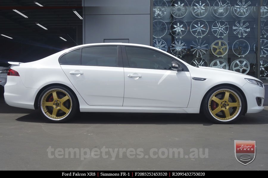 20x8.5 20x9.5 Simmons FR-1 Gold on FORD FALCON 
