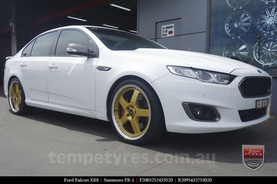 20x8.5 20x9.5 Simmons FR-1 Gold on FORD FALCON 