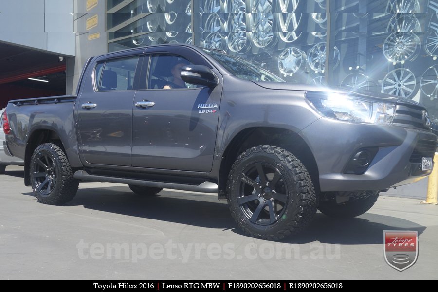 18x9.0 Lenso RTG MBW on TOYOTA HILUX