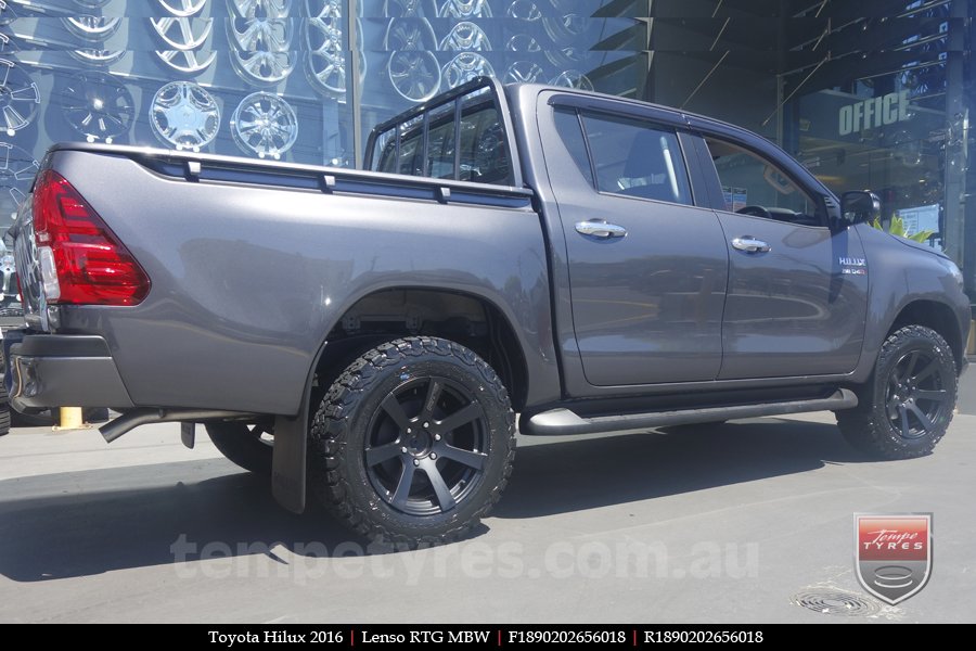 18x9.0 Lenso RTG MBW on TOYOTA HILUX