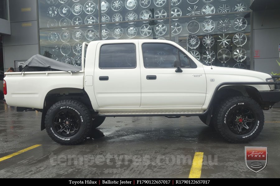 17x9.0 Ballistic Jester on TOYOTA HILUX