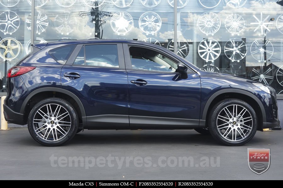 20x8.5 20x10 Simmons OM-C BM on MAZDA CX5