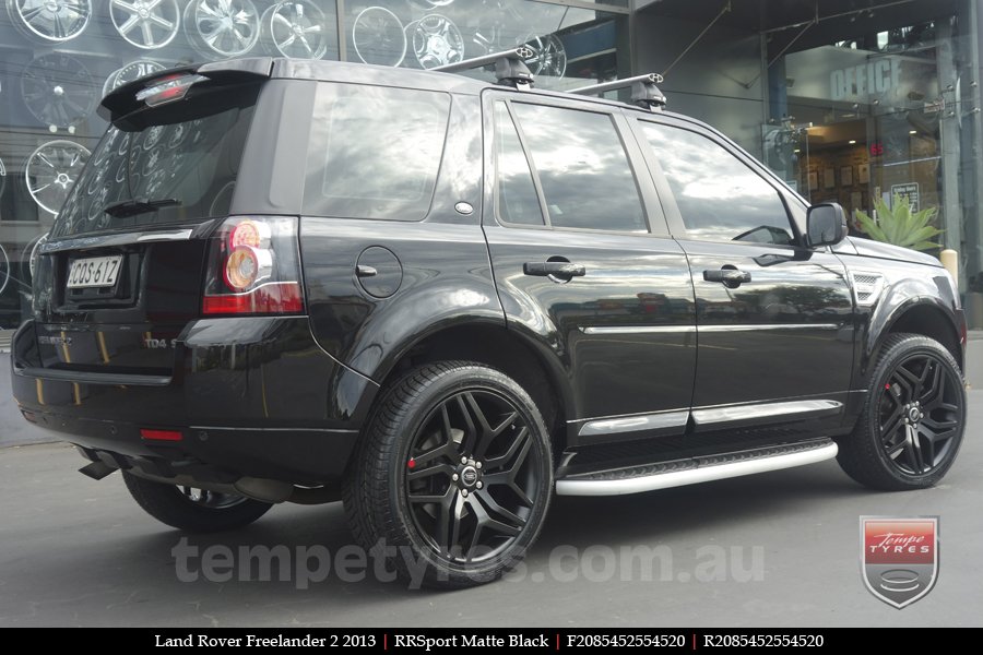 20x8.5 RRSPORT Matte Black on LAND ROVER FREELANDER