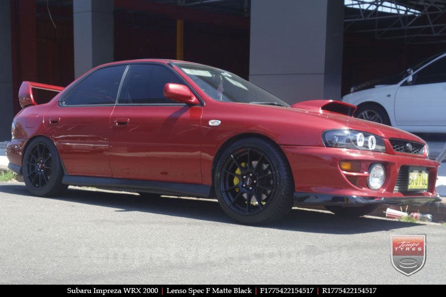 17x7.5 Lenso Spec F MB on SUBARU IMPREZA