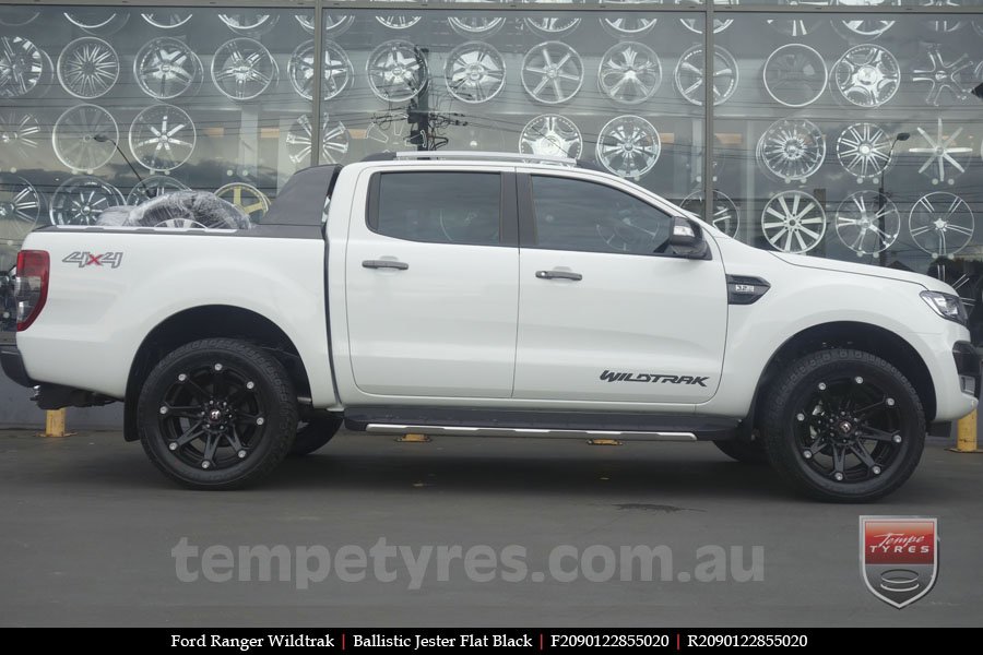 20x9.0 Ballistic Jester on FORD RANGER WILDTRAK