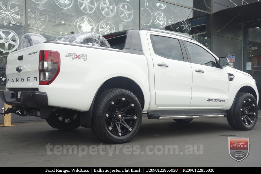 20x9.0 Ballistic Jester on FORD RANGER WILDTRAK