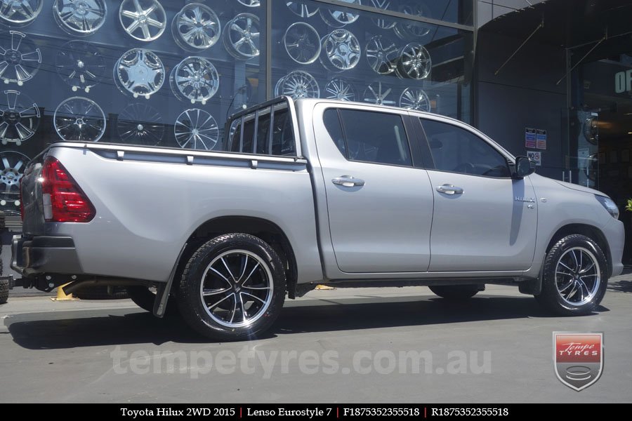 18x7.5 Lenso Eurostyle 7 ES7 on TOYOTA HILUX