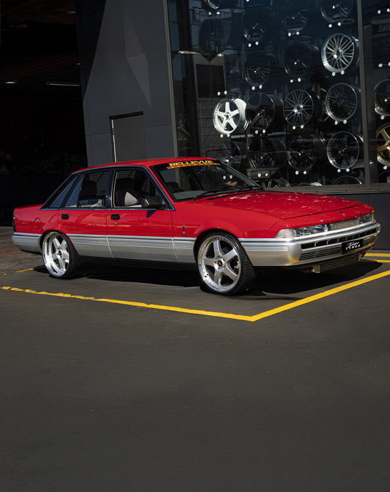 Custom Simmons Wheels on Holden Commodore VL