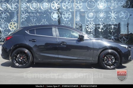 18x8.5 Lenso Spec F MB on MAZDA 3 