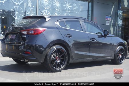 18x8.5 Lenso Spec F MB on MAZDA 3 