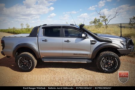 17x9.0 Ballistic Anvil Millworks on FORD RANGER WILDTRAK