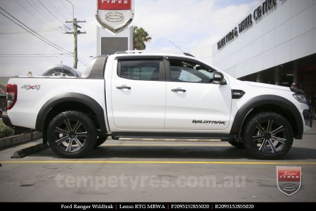 20x9.5 Lenso RTG MBWA on FORD RANGER WILDTRAK