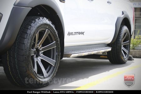 20x9.5 Lenso RTG MBWA on FORD RANGER WILDTRAK