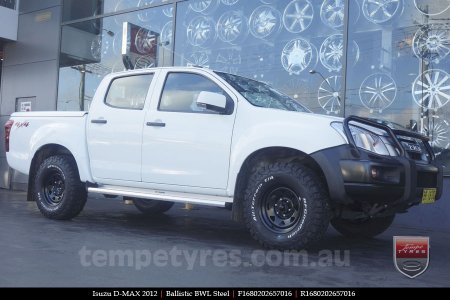 16x8.0 Ballistic BWL Steel on ISUZU D-MAX 