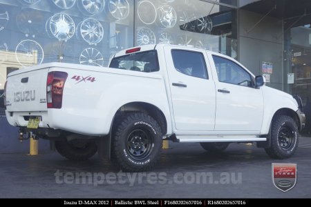 16x8.0 Ballistic BWL Steel on ISUZU D-MAX 