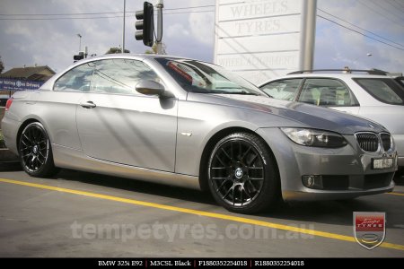 18x8.0 M3CSL Black on BMW 3 SERIES