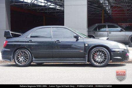 18x8.0 Lenso Type-M DG on SUBARU IMPREZA