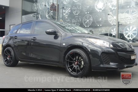 18x8.5 Lenso Spec F MB on MAZDA 3