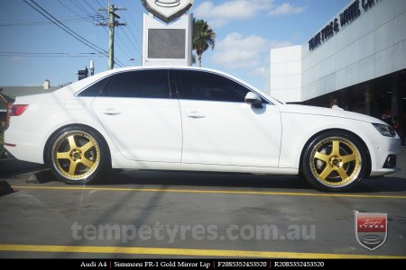 20x8.5 20x9.5 Simmons FR-1 Gold on AUDI A4