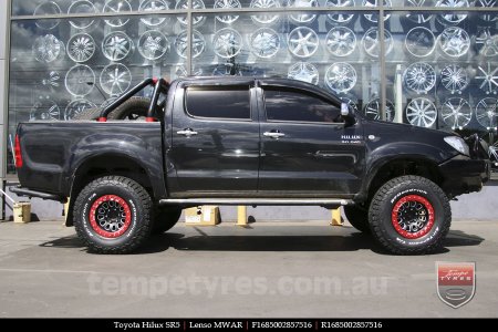 16x8.5 Lenso Max-Monster MWAR on TOYOTA HILUX SR5