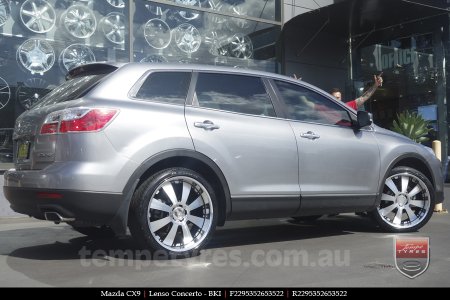 22x9.5 Lenso Concerto - BKI on MAZDA CX9