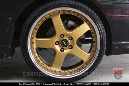 20x8.5 20x9.5 Simmons FR-1 Gold on FORD FALCON