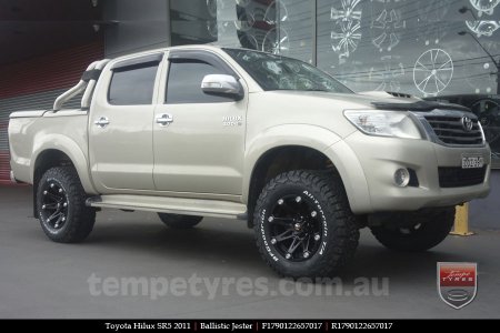 17x9.0 Ballistic Jester on TOYOTA HILUX SR5