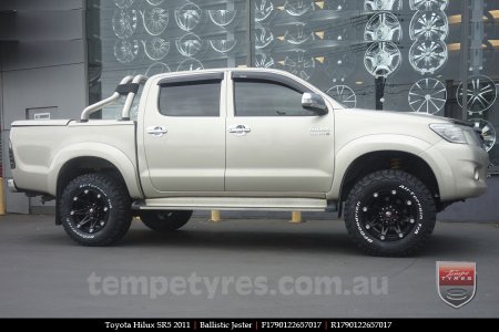 17x9.0 Ballistic Jester on TOYOTA HILUX SR5