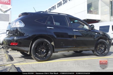 20x8.5 20x10 Simmons OM-C FB on LEXUS RX