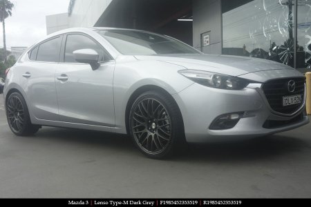 19x8.5 Lenso Type-M DG on MAZDA 3