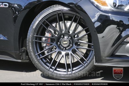 20x8.5 20x10 Simmons OM-C FB on FORD MUSTANG