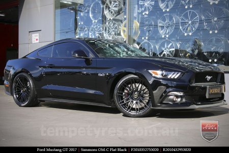 20x8.5 20x10 Simmons OM-C FB on FORD MUSTANG