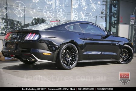 20x8.5 20x10 Simmons OM-C FB on FORD MUSTANG