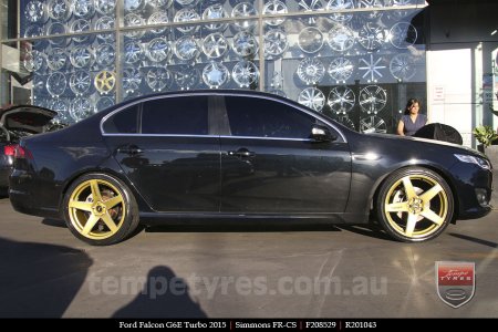 20x8.5 20x10 Simmons FR-CS Gold on FORD FALCON