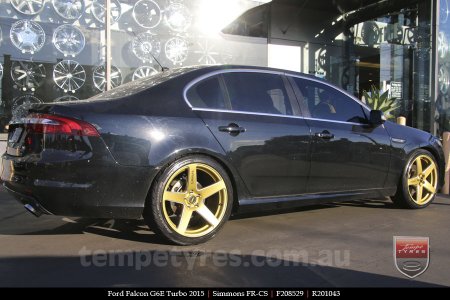 20x8.5 20x10 Simmons FR-CS Gold on FORD FALCON