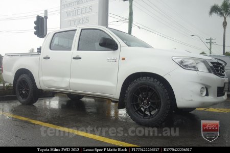 17x7.5 Lenso Spec F MB on TOYOTA HILUX