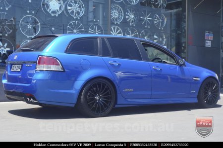 20x8.5 20x9.5 Lenso Conquista 5 SB CQ5 on HOLDEN COMMODORE