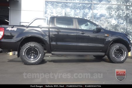 16x8.0 Ballistic BWL Steel on FORD RANGER