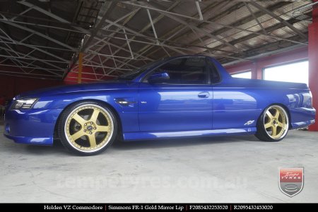 20x8.5 20x9.5 Simmons FR-1 Gold on HOLDEN COMMODORE