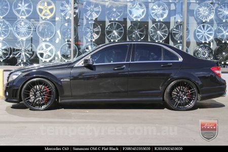 20x8.5 20x10 Simmons OM-C FB on MERCEDES C-Class