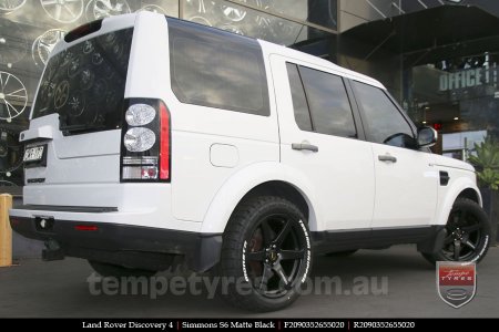 20x9.0 Simmons S6 Matte Black on LAND ROVER DISCOVERY